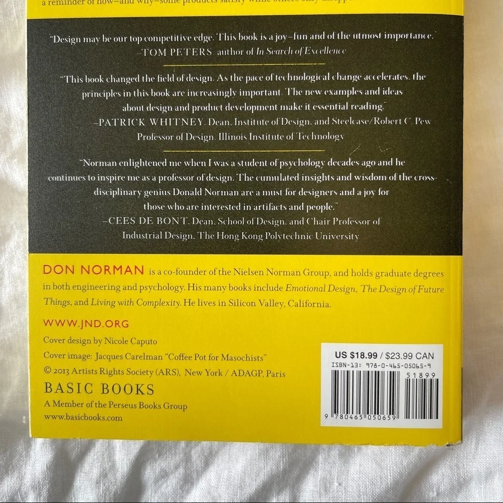 The Design of Everyday Things Paperback Book by Don Norman